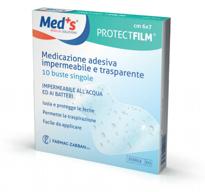 ПРОТЕКТ ФІЛМ® Адгезивна прозора водостійка пов'язка cm 10 x 12