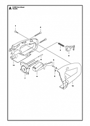 1 РУЧКА - ВИМИКАЧ | K4000 Cut-n-Break, 2018-02 Різьбяр Хускварна електричний | два диска |
