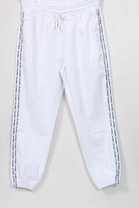 Турецькі жіночі білі штани в спортивному стилі, розміри 48-66