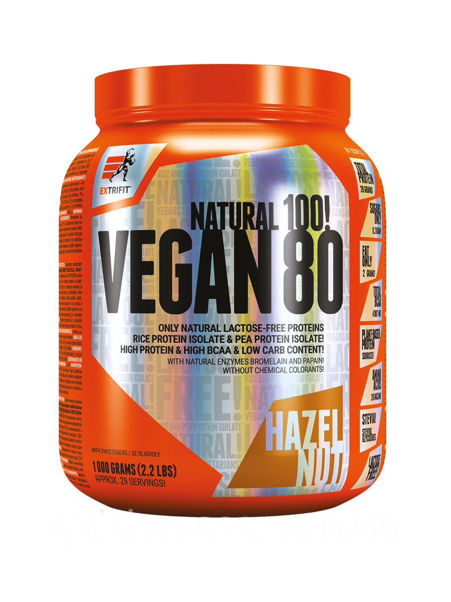 Веганський протеїн Extrifit Vegan 80 Protein 1000g