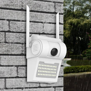 Бездротова, вулична IP-камера з ліхтарем, D2, WI-FI, 2mp., фото 2