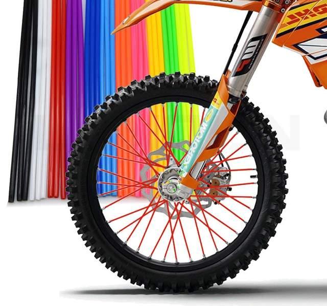 Накладки на спиці к-т 72шт, 170мм Чорний