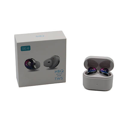 Навушники MDR HBQ SE6 TWS BT white/purple, фото 2