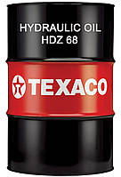 Гидравлическое масло HVLP-68 TEXACO HYDRAULIC OIL HDZ 68 ISO 68 бочка 208 л Олива гідравлична 68 Тексако