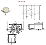 Сирена п'єзо 30 мм (баззер), фото 3