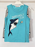 Костюм для хлопчика HM 003 92 см Бірюзовий