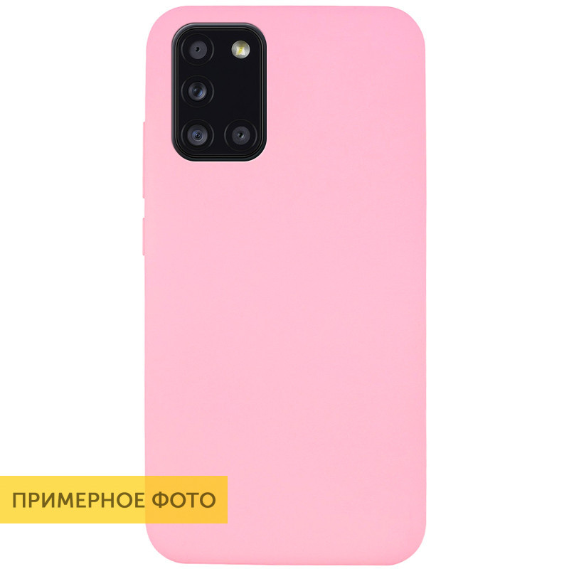 Чохол Silicone Cover Full without Logo (A) для Xiaomi Redmi Note 9 / Redmi 10X Рожевий / Light pink