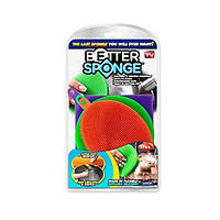 ОПТ Комплект силіконових губок для миття посуду Better Sponge 3шт.