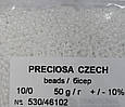 Бісер Preciosa 10/0 колір 46102 білий 5г, фото 2
