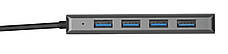 USB Хаб TRUST Halyx 4в1 4xUSB 3.2 Чорний (23327_TRUST), фото 4