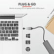 USB Хаб TRUST Halyx 4в1 4xUSB 3.2 Чорний (23327_TRUST), фото 7