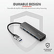 USB Хаб TRUST Halyx 4в1 4xUSB 3.2 Чорний (23327_TRUST), фото 9