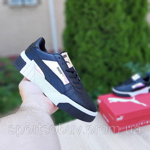 Купить Женские кроссовки Puma Cali Пума черные с перламутром, цена 1699 ...