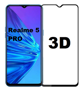 Захисне скло 3D для Realme 5 PRO (реалмі 5 про)