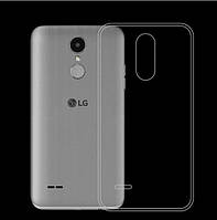 Ультратонкий силиконовый прозрачный чехол для LG K4 2017 Titan (X230)