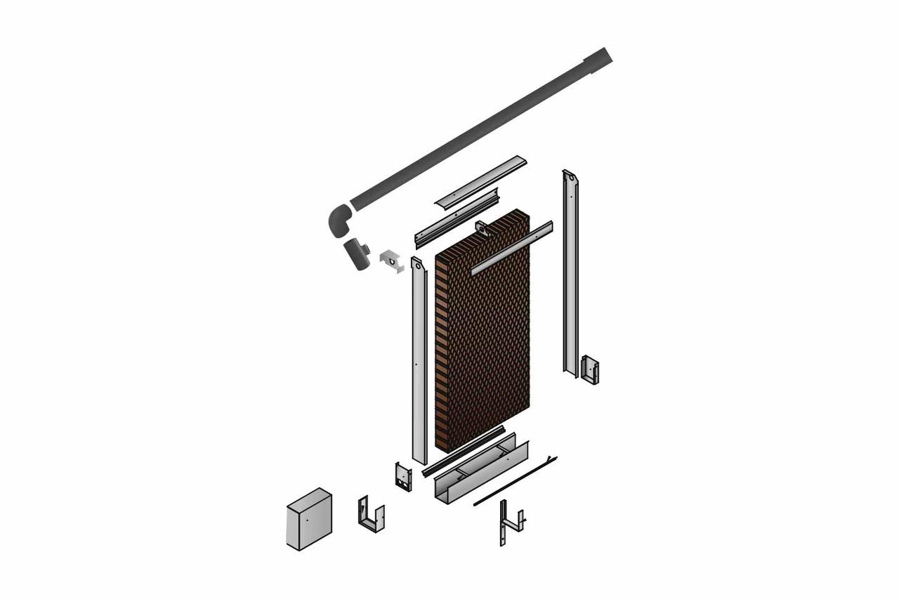 Комплектуючі для панелі охолодження 320 паперова Pad Cooling 150*600*2000 мм