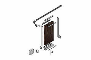 Комплектуючі для панелі охолодження 320 паперова Pad Cooling 150*600*2000 мм