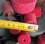 Полірувальна насадка 25/25/6 P120 червона піна на дриль, фото 2