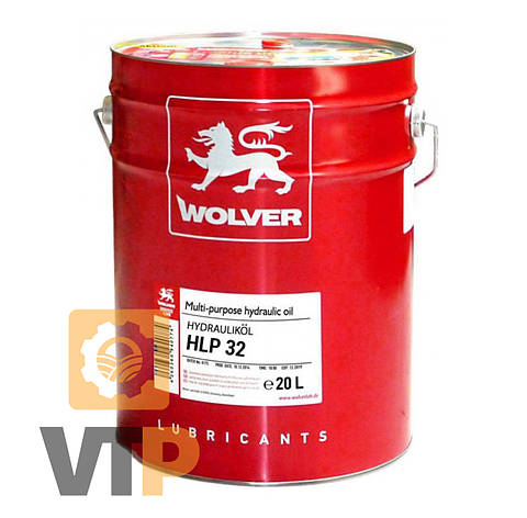 Олива гідравлічна WOLVER  HYDRAULIKÖL   HLP 32   (ISO 32)  17,6кг відро 20л жерсть, фото 2