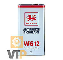 Рідина охолоджуюча WOLVER "NEW" ANTIFREEZE Coolant CONCENTRATE WG12 5.0л (концентрат -80C) червоний (банка
