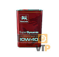 Олива моторна WOLVER SUPER DYNAMIC SAE 15W-40 каністра 4л жерсть