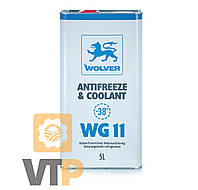 Рідина охолоджуюча WOLVER ANTIFREEZE COOLANTReady to use WG11 СИННІЙ (-38) каністра 5л жерсть