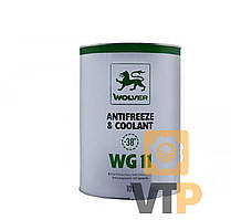 Рідина охолоджуюча WOLVER "NEW" ANTIFREEZE Universal  WG11 10,0л  (-38C)ЗЕЛЕНИЙ (банка жерсть)