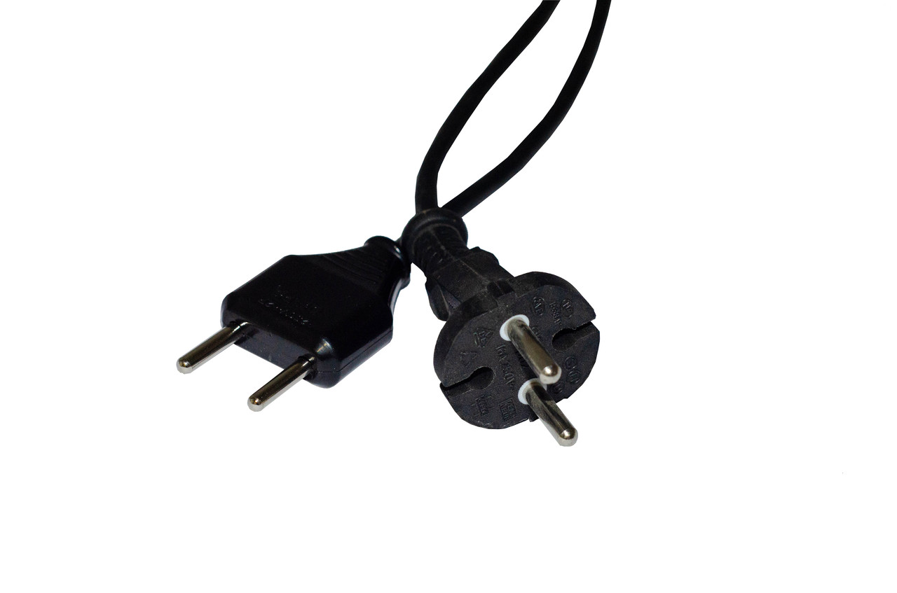 Шнур мережний з двостороннім виделкою, фото 1