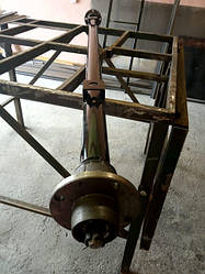 Балка на причіп посилена з маточинами шплинтованными під жигулівське колесо