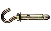 Анкер с С-крючком одноразпорний з кожухом и гайкой М6\8х60 SRTR-C