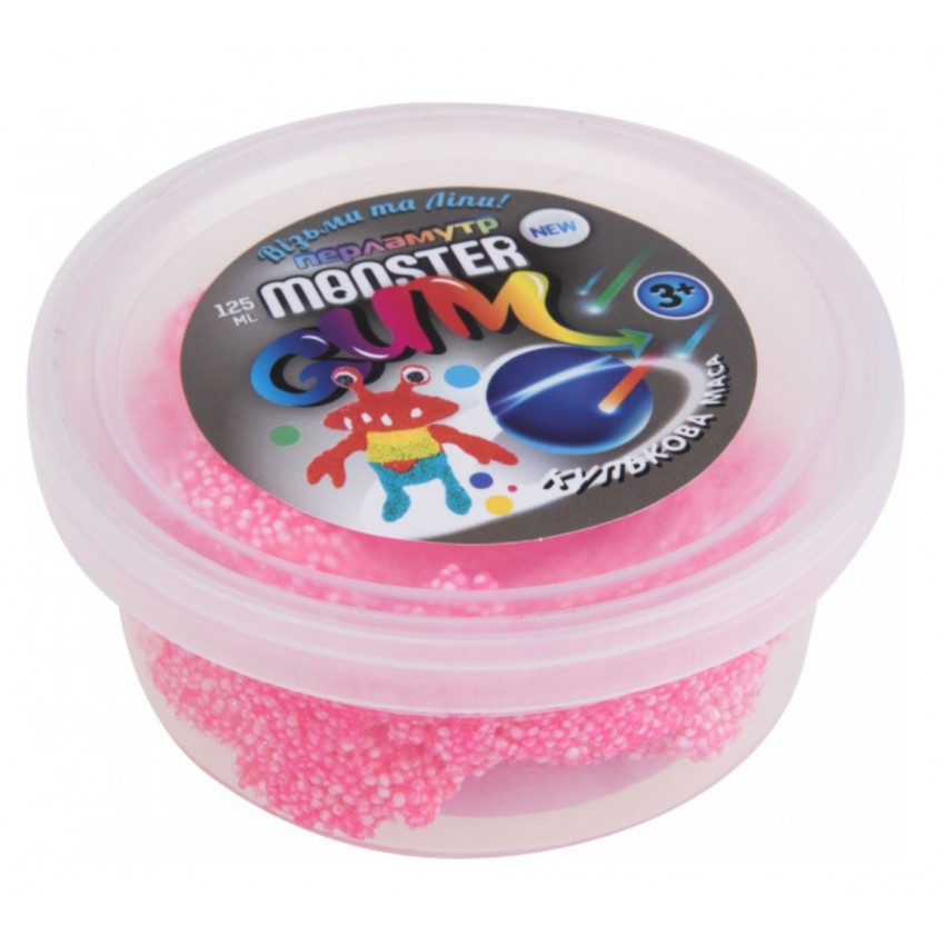 Кулькова маса перламутр, 125 мл MonsterGum 072438 в асортименті