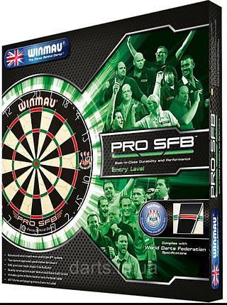 Дартс мішень з сизалю Англія Winmau ProSFB, фото 2