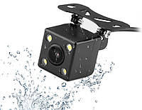 Камера заднього виду E707 з підсвічуванням автомобільна автокамера кубик для парковки, фото 2