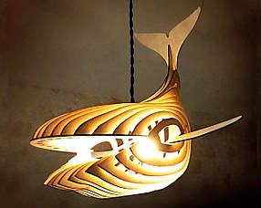 Люстра дерев'яна СОНЦЕ by smartwood  ⁇  Люстра лофт  ⁇  Дизайнерський стельовий світильник