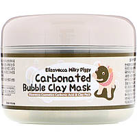 Глиняно-пузырьковая маска Elizavecca, Milky Piggy "Carbonated Bubble Clay Mask" кислородная (100 г)