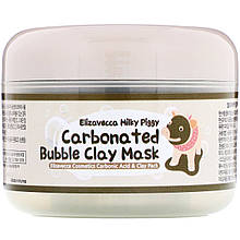 Глиняно-бульбашкова маска Elizavecca, Milky Piggy "Carbonated Bubble Clay Mask" киснева (100 г)