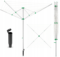 Сушарка для одягу Сушарка для білизні Садова алюмінієва сушарка складана, переносна у формі парасольки Сушіння садова