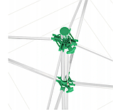 Сушарка для білизни Сушарка для одягу Сушарка для білизні Садова сушарка Вулична сушарка Сушарка вулична, фото 5