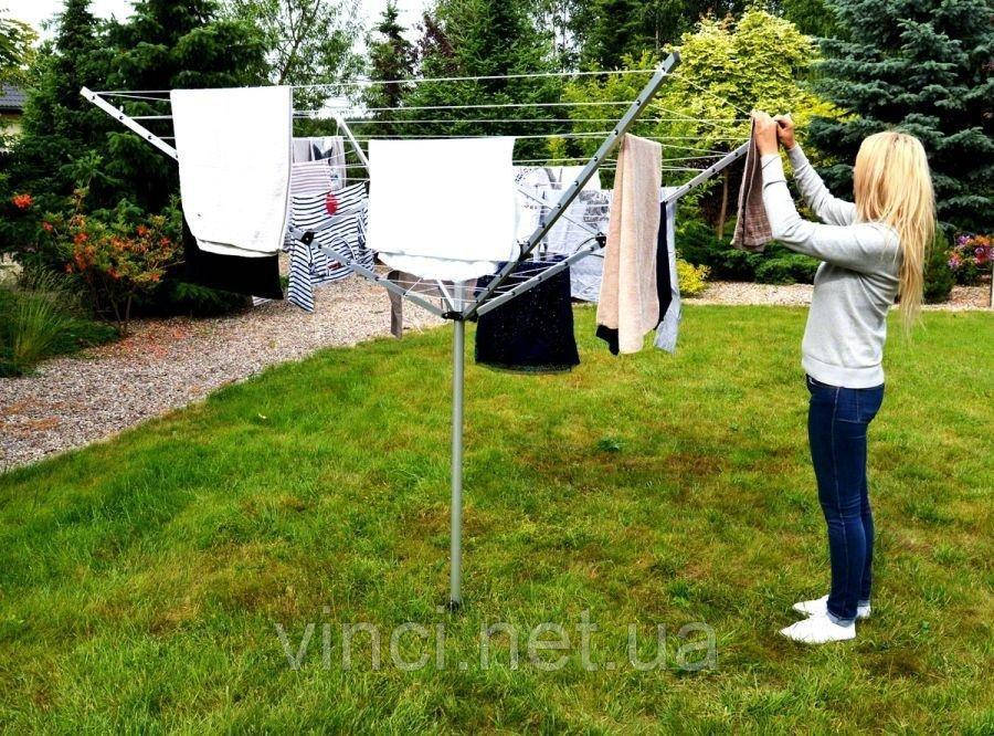 Сушарка для білизни Сушарка для одягу Сушарка для білизні Садова сушарка Вулична сушарка Сушарка вулична, фото 1