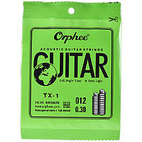 Струна Orphee TX-1-12 Plain Steel .012 acoustic or electric