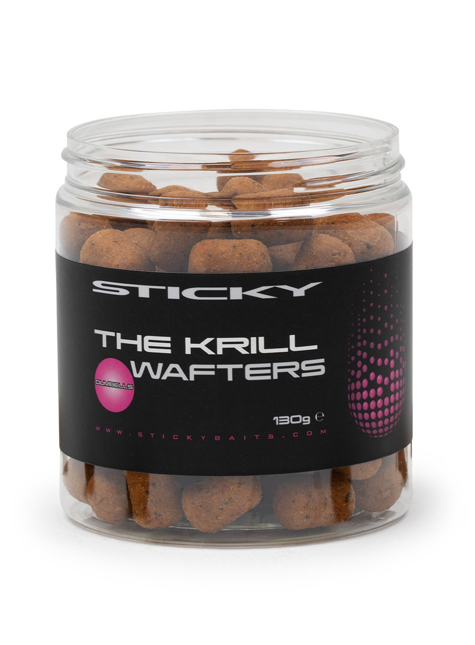 Бойли вафтери Sticky baits THE KRILL DUMBELL WAFTERS 12mm, фото 1