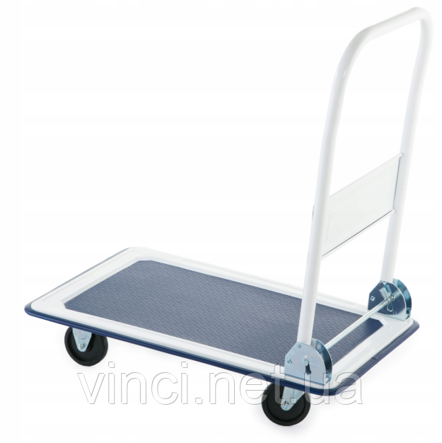 Візок платформний Тачка для перевозки грузов 150кг Тележка на колесах Тележка магазинна Возик ручний Кравчучка, фото 1