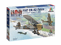 FIAT CR.42 Falco. Сборная модель итальянского самолета в масштабе 1/72. ITALERI 1437