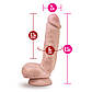 Фалоїмітатор X5PLUS 8.5INCH COCK WITH REALISTIC BALLS, 21,5х5 см., фото 6