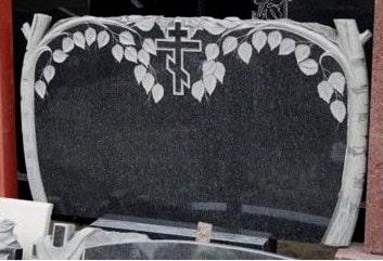 Пам'ятник на могилу подвійний із граніту 109