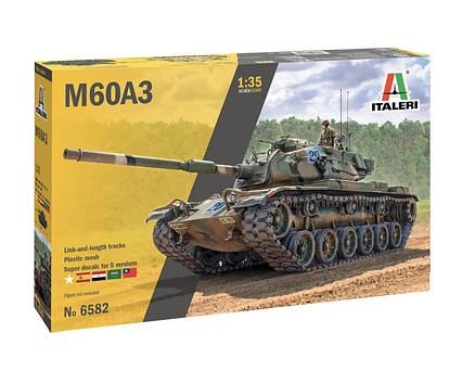 M60A3 MBT. Збірна модель танка в масштабі 1/35. ITALERI 6582, фото 1