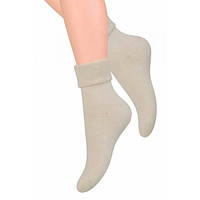 Жіночі шкарпетки теплі махрові STEVEN 110 38-40 білий