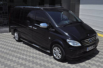 Бічні пороги труба Mercedes Vito 639 неіржавка сталь