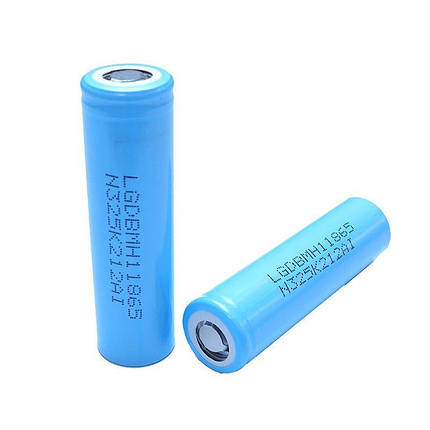 Акумулятор 18650 Li-Ion LG LGGBMH11865 (LG MH1), 3200mAh, 10A, 4.2/3.7/2.5 V, фото 2