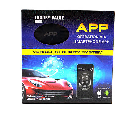 Автосигналізація двостороння CAR ALARM 2 WAY KD 3000 bluetooth APP, фото 2
